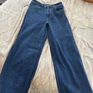 Just Black Wide-Leg Jeans in Dark Indigo